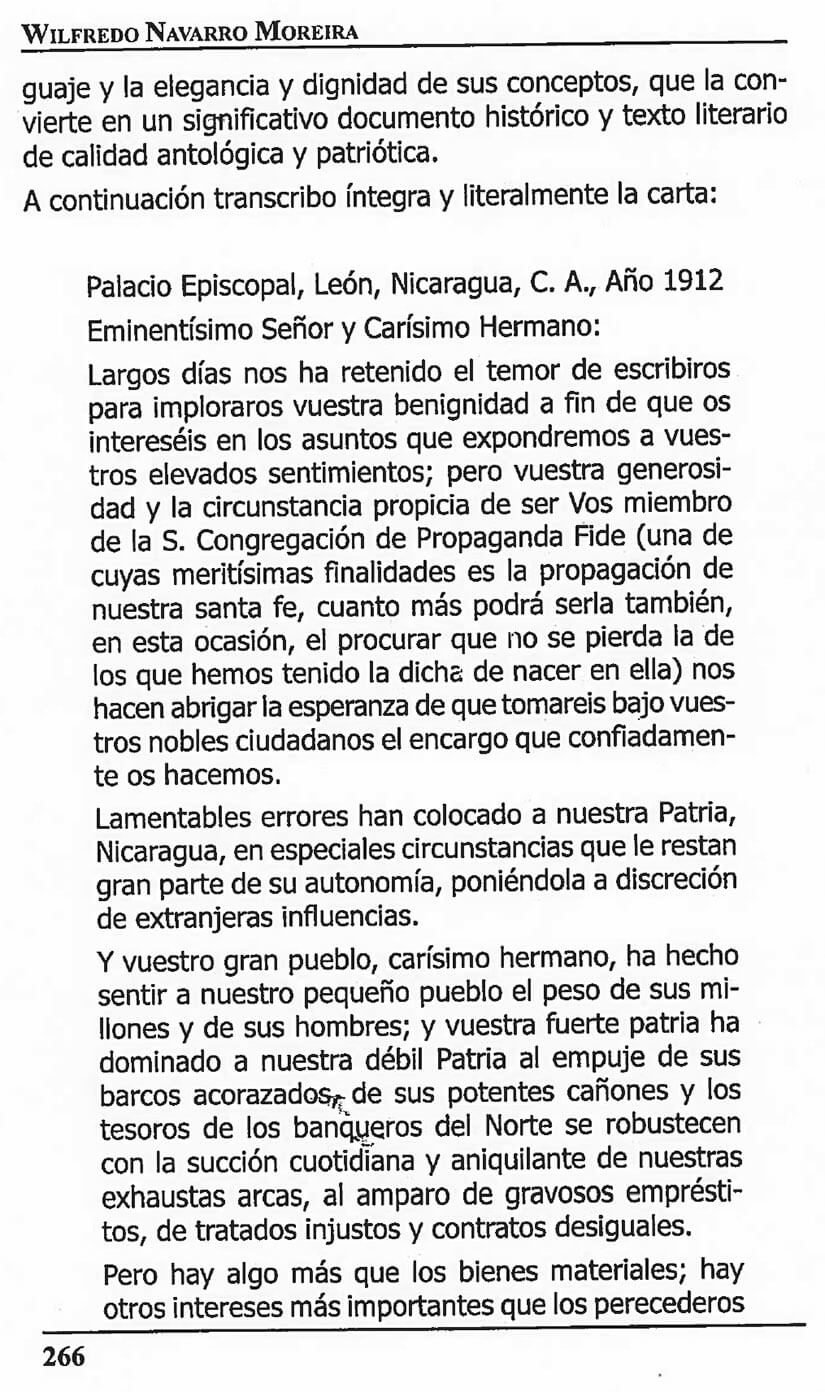 carta-obispo-simeon-pereira-y-castellon-nicaragua